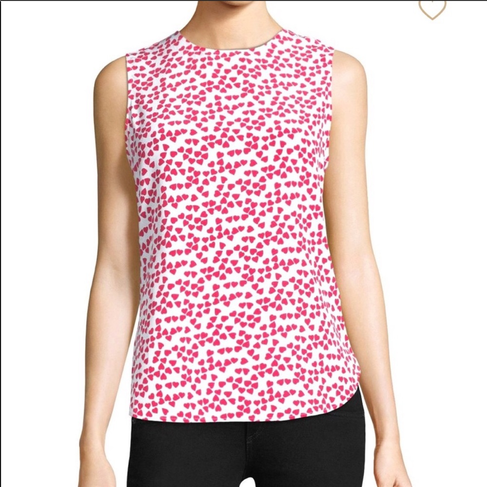 NWT Equipment silk top - perfect for Valentine’s Day!